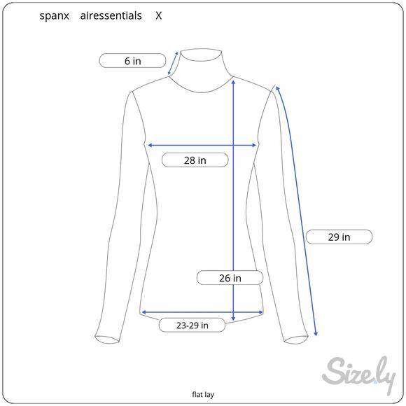 Spanx Air Essentials Half Zip Sweatshirt Top in Powder Plus Size 1X - Picture 7 of 7